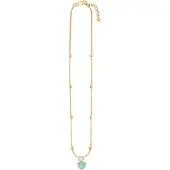 Cai Chaîne turquoise / opal / or