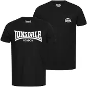 Lonsdale Sussex Short Sleeve T-shirt 2 Units Noir XL Homme