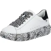 Rieker Baskets basses 'W1201' noir / blanc