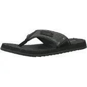 SKECHERS Tongs 'QUILL' noir / noir chiné