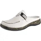 Rieker Sabots 'Malta' noir / blanc