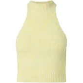 Pieces Tops en tricot 'PCSoftcrush' jaune / blanc