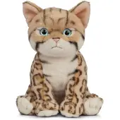 Living Nature Peluche chaton du Bengale 16cm Doudou chat