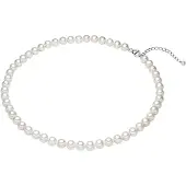 Valero Pearls Chaîne argent / blanc perle