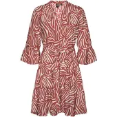 Vero moda Robe 'VMCVera' crème / rouge rouille