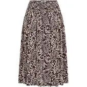 We fashion Jupe écru / brun foncé / blanc