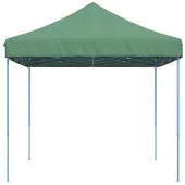 vidaXL Tente de réception pliable Pop-Up verte 440x292x315 cm