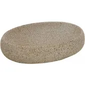 vidaXL Vasque à poser sable ovale 59x40x15 cm Céramique