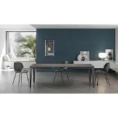 STONES Console Thalia avec plateau en céramique sur verre effet marbre Calacatta Gold et structure en métal peint bronze - Dimensions 110 x 30