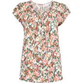 Apricot Chemisier ' ' vert / corail / rouge / blanc
