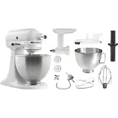 KitchenAid 5K45SSEWH, blanc, 4,28L