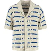 Dstrezzed Vestes en maille 'Asa' bleu / greige