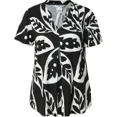 Zabaione Chemisier 'Ri44sana' noir / blanc