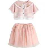 Next Set vert / rose / rose ancienne / blanc