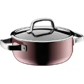 WMF Fusiontec Mineral Bratentopf mit Glasdeckel, 20 cm, Rose Quartz 3201111676