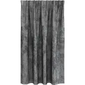 vidaXL Rideaux en velours avec tringles 2 pièces Gris 140 x 140 cm Velours