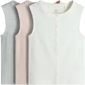 The Set Haut gris / rose / blanc