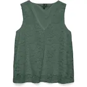 Vero Moda Haut 'VMHONEY' vert foncé