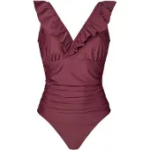 Crãs Maillot de bain ' Agnecras ' lie de vin