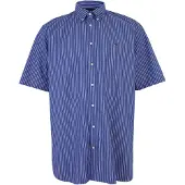 Tommy Hilfiger Big & Tall Chemise 'FLEX' bleu / blanc