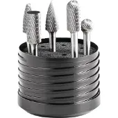 PFERD Jeu de fraises sur tige HM Ø de la tige 6 mm 5 pièces carbure MX NCC boîte plastique stable
