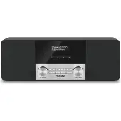 Technisat Radio stéréo DVB/C 2x10W OLED AuxIn Horloge Télécommande noire CABLESTAR 400 + FB