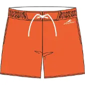 Aquafeel 24967 Swimming Shorts Orange XL Homme