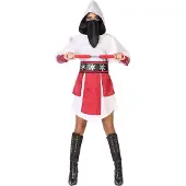Atosa Ninja Costume Rouge XS-S Enfants