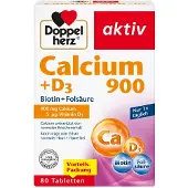 Doppelherz Calcium 900 + D3, 80 pcs TAB