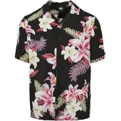 Urban Classics Chemise vert pastel / pitaya / rose clair / noir / blanc