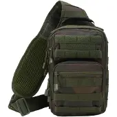 Brandit Sac à dos 'US Cooper' anthracite / olive / vert foncé