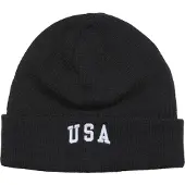 Mister tee Bonnet 'USA' noir / blanc