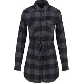 Brandit Chemisier gris foncé / noir