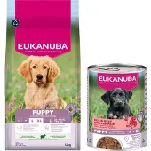Eukanuba Puppy Large à l'agneau & riz pour chien