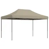 vidaXL Tente de réception pliable Pop-Up Taupe 440x292x315 cm
