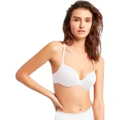 Gisela Classic Continuous Cup Recycled Microfiber Bra Blanc 90 / B Femme