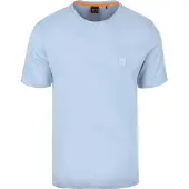 BOSS pour homme. 50508584 T-shirt Tales bleu clair (L), Casuel, Coton, Manche courte