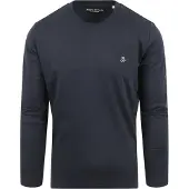 Marc O'Polo T-Shirt bleu marine / blanc