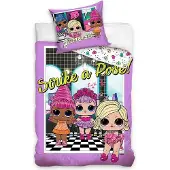Carbotex Coton 140x200 LOL SURPRISE poupées violet C24