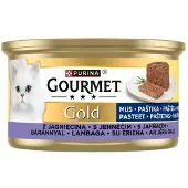 Purina Gold Mousse Agneau, pâtée pour chat 12×85 g