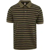Sun68 Polo Rayures Vert taille L