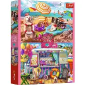 Trefl Puzzles 2x500 Temps de vacances 37533