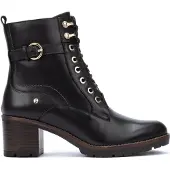 Pikolinos pour femme. W7H-8510 Bottines en cuir Llanes noir - Hauteur du talon 6cm (35), 5 à 8 cm, Fermeture éclair, Casuel