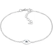 Elli Bracelet 'Evil Eye' bleu / argent