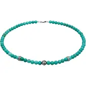 KUZZOI Chaîne turquoise / argent