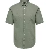 Only & Sons Chemise 'ONSCaiden' vert