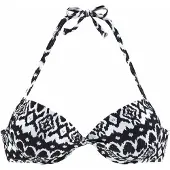 LASCANA Hauts de bikini noir / blanc