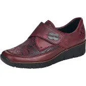 Rieker Chaussure basse bordeaux / noir
