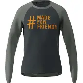 Zimtstern Hommes, Maillot de cyclisme, Friendz (S), Noir, S