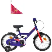 vidaXL Vélo pour enfant 14 pouces, pour les 3-5 ans, bleu foncé
